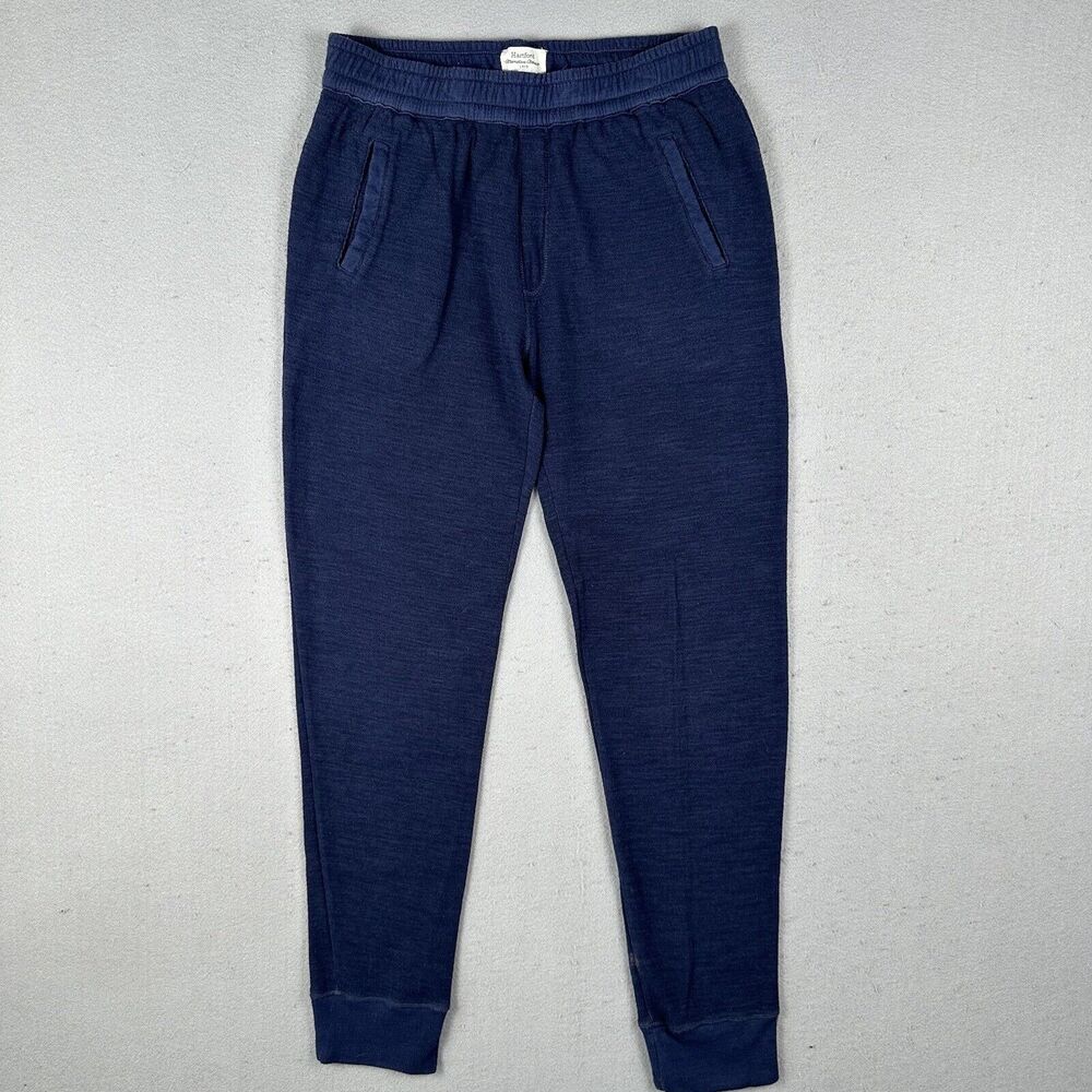 Hartford Alternative Classics Jogger Sweatpants Women’s 1 Navy‎ Blue Cotton Wool